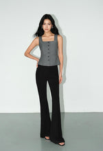 Load image into Gallery viewer, Tailored Peplum Vest [2 Colours]
