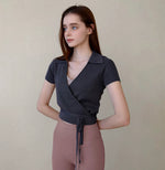 Load image into Gallery viewer, Polo Wrap Top [3 Colours]
