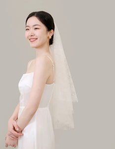 Lace Wedding Veil - Mid