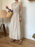 Load image into Gallery viewer, Korean 2-Way Tie Maxi Dress [2 Colours]
