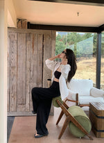 Load image into Gallery viewer, Extra Stretch Padded Lace Back Tube Top [2 Colours]
