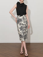 Load image into Gallery viewer, Floral Shift Skirt [2 Colours]
