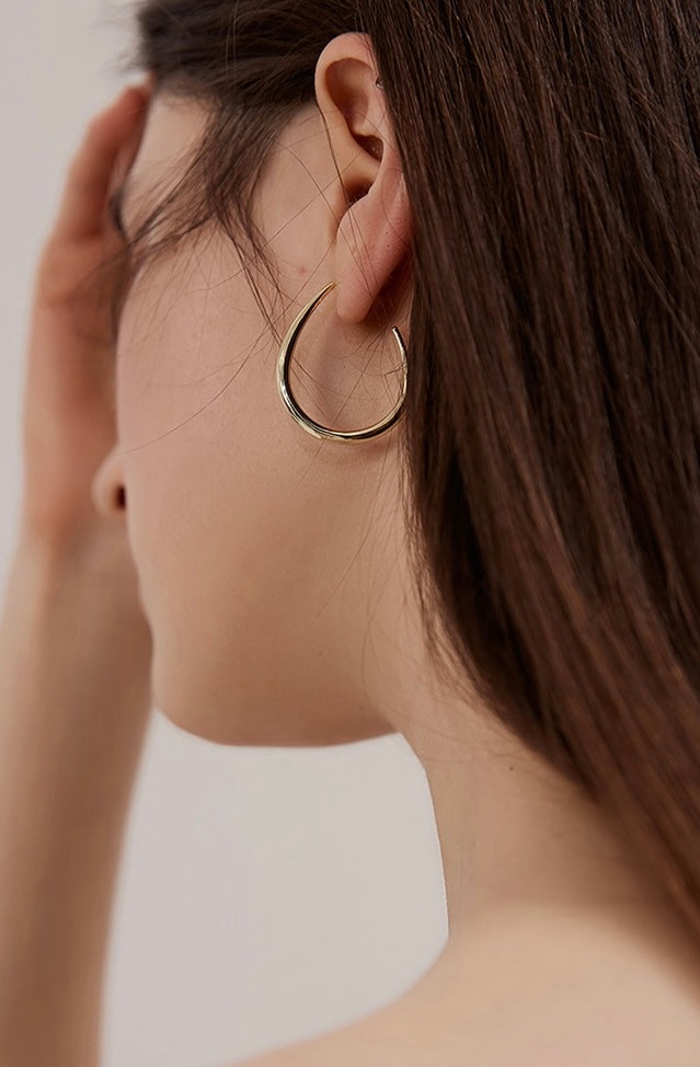 Large Open Loop Earrings