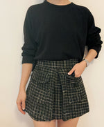 Load image into Gallery viewer, Korean Layla Tweed Pocket Skort [2 Colours]
