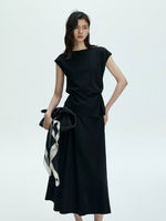 Load image into Gallery viewer, Pintuck Top // Midi Skirt Set [2 Colours]
