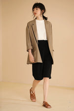 Load image into Gallery viewer, Oversized Hook Blazer in Khaki
