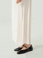 Load image into Gallery viewer, Fine Pleated Cami Maxi Dress in White
