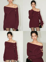 Load image into Gallery viewer, 2-Way Button Knit Sweater [3 Colours]
