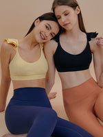 Load image into Gallery viewer, Frill Cross Back Bra Top [4 Colours]
