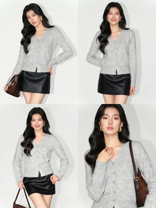 Woolly V Cardigan [3 Colours]