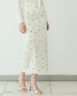 Load image into Gallery viewer, Korean Floral H-Line Skirt [2 Colours]

