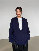 Load image into Gallery viewer, Oversized Collar Sweater [2 Colours]
