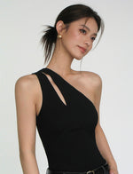 Load image into Gallery viewer, Toga Cutout Ribbed Top [3 Colours]
