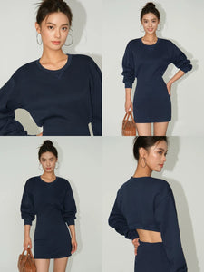 Cutout Back Sweater Dress [2 Colours]