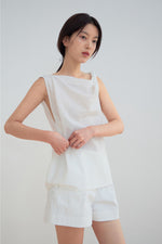 Load image into Gallery viewer, Korean Nica Asymmetric Top [2 Colours]
