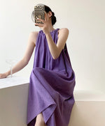 Load image into Gallery viewer, Linen Braid Textured Tent Dress [3 Colours]
