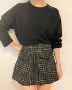 Load image into Gallery viewer, Korean Layla Tweed Pocket Skort [2 Colours]
