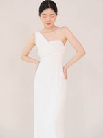 Load image into Gallery viewer, Toga Asymmetric Shift Dress in White
