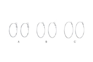 Plate Loop Earrings - 3 sizes