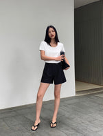 Load image into Gallery viewer, Classic Tailored Shorts in Navy
