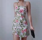 Load image into Gallery viewer, 2-Way Rainforest Floral Bustier Dress in Multi
