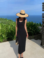 Load image into Gallery viewer, Braid Detail Stretch Dress [2 Colours]
