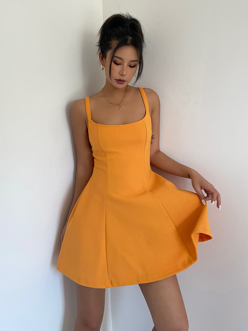 Tie Back Skater Dress [4 Colours]