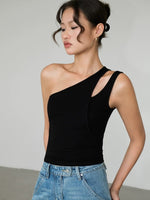 Load image into Gallery viewer, Toga Cutout Curve Tank [2 Colours]
