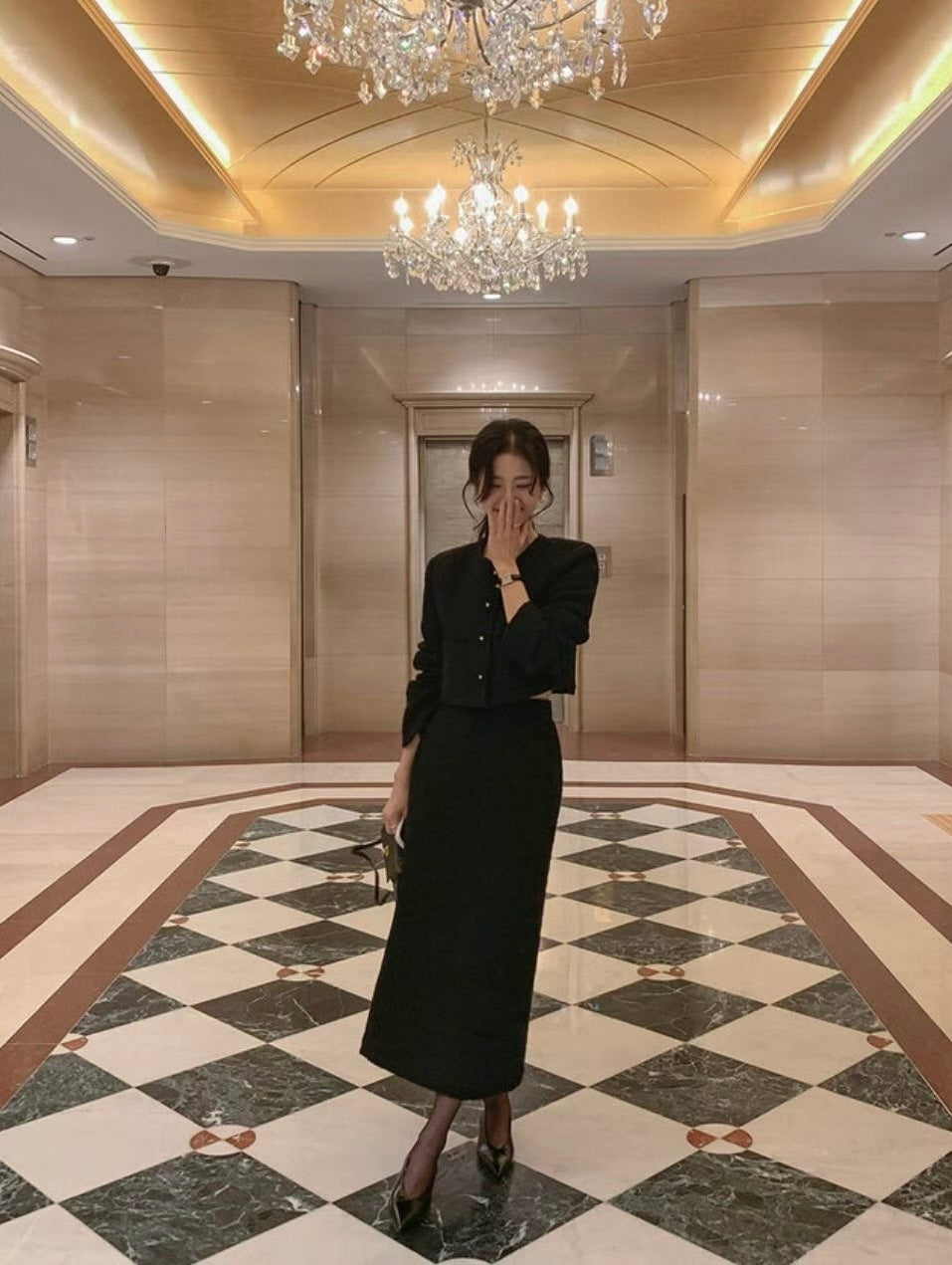 Korean Kookie Skirt [2 Colours]