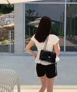 Load image into Gallery viewer, Korean Shirring Tie Top [3 Colours]
