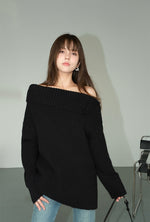 Load image into Gallery viewer, 2- Way Woolly Knit Dress Sweater [2 Colours]
