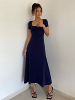Load image into Gallery viewer, Short Sleeve Flare Maxi Dress [3 Colours]
