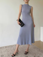 Load image into Gallery viewer, Sleeveless Ribbed Midi Dress [2 Colours]
