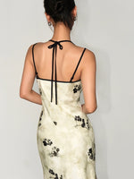 Load image into Gallery viewer, Floral Camisole Slip Dress in Cream
