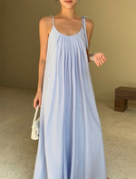 Load image into Gallery viewer, Tencel Crepe Maxi Tent Dress [2 Colours]
