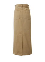 Load image into Gallery viewer, Korean Peachie Cotton Twill H-Line Skirt [2 Colours]
