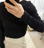 Load image into Gallery viewer, Korean Textured Light Long Sleeve Top [2 Colours]
