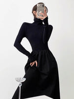Load image into Gallery viewer, [Ready Stock] Turtleneck Maxi Dress - M
