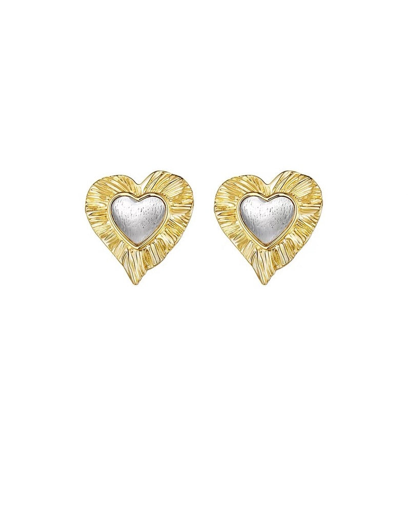 Heart Edge Earrings