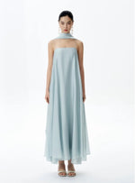 Load image into Gallery viewer, Crepe Pocket Tent Dress + Detachable Sash [2 Colours]
