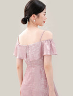 Load image into Gallery viewer, Chinoiserie Evening Gowns in Pink
