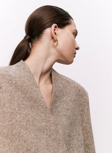 Duo Square Loop Earrings