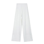 Load image into Gallery viewer, High Rise Relaxed Knit Pants in White
