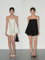 Load image into Gallery viewer, Satin Flare Cami Top // Tailored Shorts [2 Colours]
