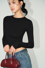 Load image into Gallery viewer, Classic Cropped Long Sleeve Top [4 Colours]
