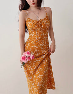 Lydian Floral Cami Midi Dress [2 Colours]