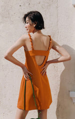 Load image into Gallery viewer, [Ready Stock] Knotted Cutout Back Dress - S
