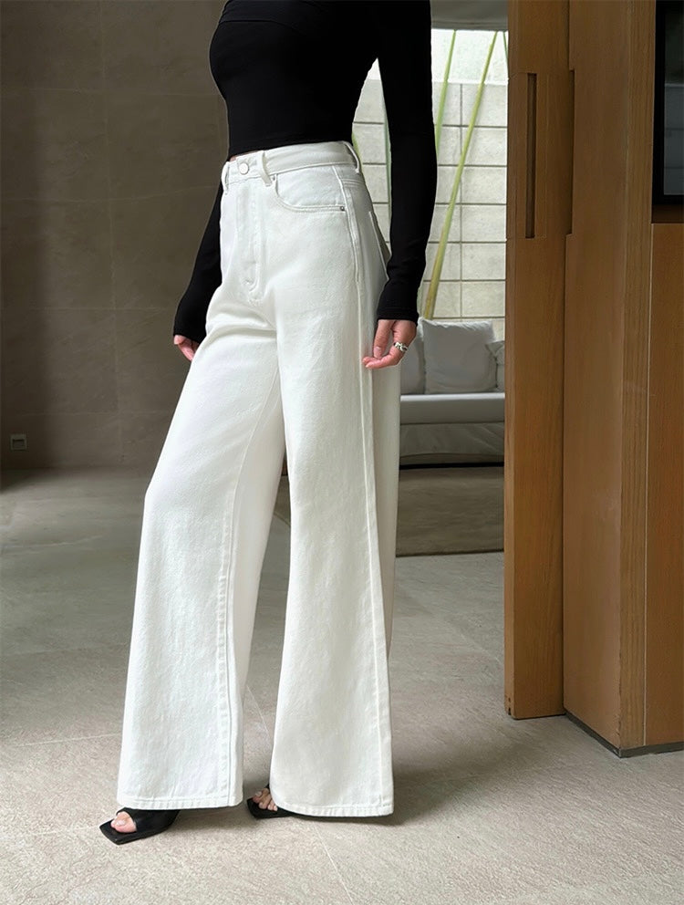 High Rise Wide Leg Jeans [2 Colours]