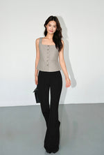 Load image into Gallery viewer, Tailored Peplum Vest [2 Colours]
