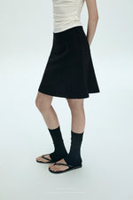 Load image into Gallery viewer, Tailored Flare Slip Skirt [2 Colours]
